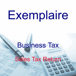 Exemplaire - Services - Tax - Business - Sales Tax